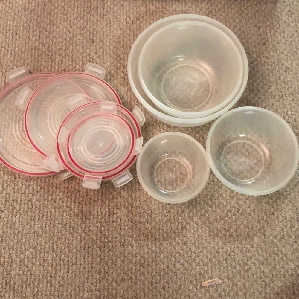 bpa free stackable storage containers set of 4